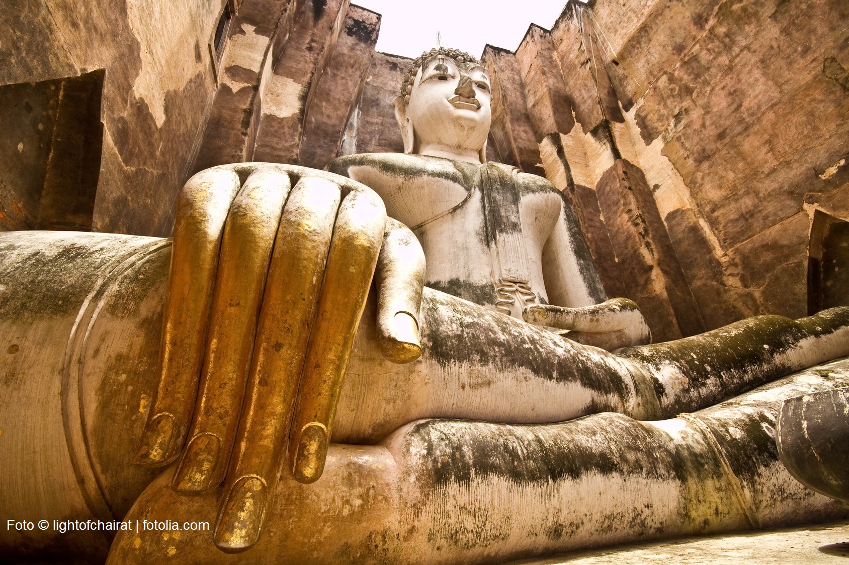 Alter Buddha in Sukhothai Thailand
