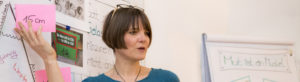 Silke Wolf beim Vortrag