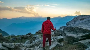 Wanderer in den Bergen